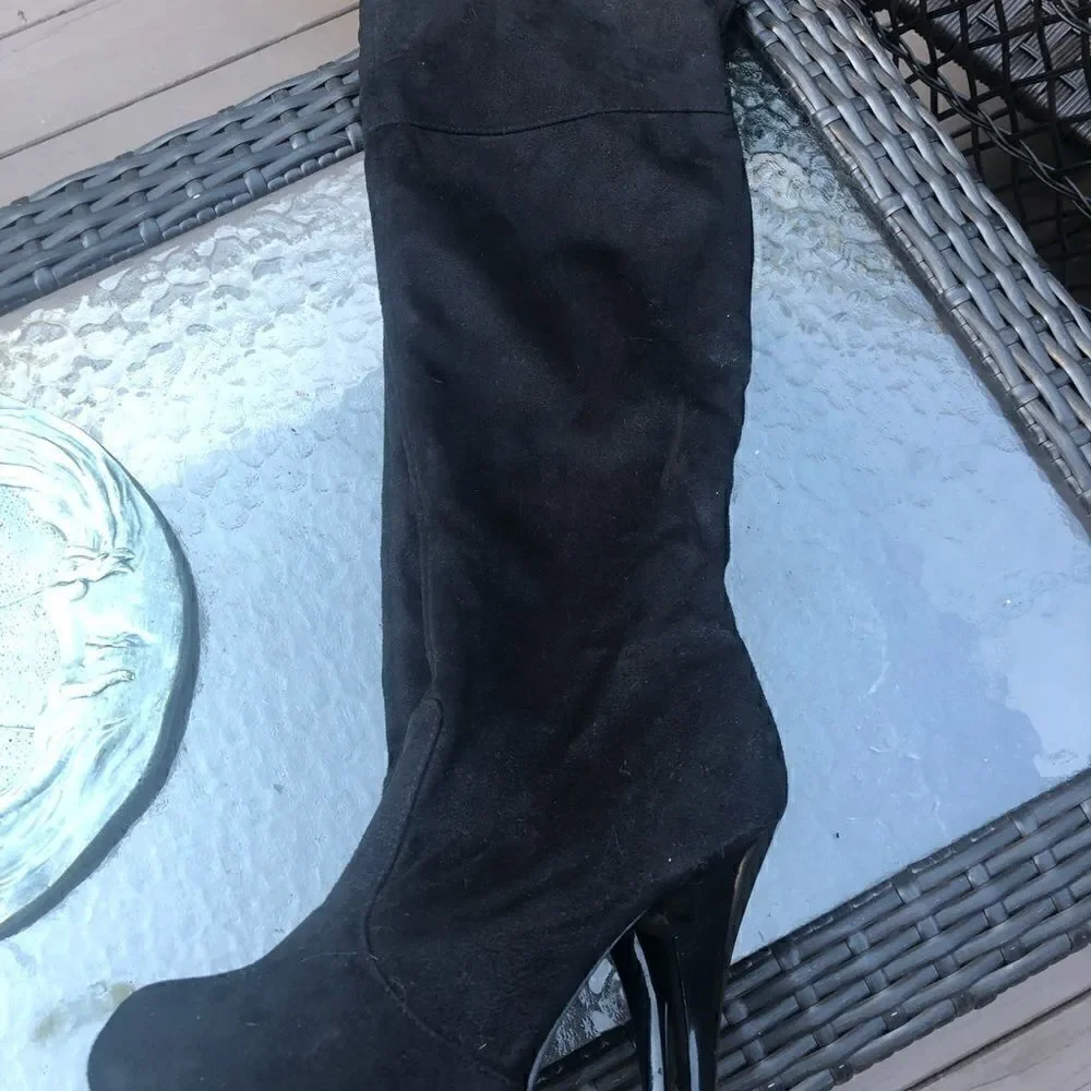 Ann Michelle over the knee high heel boots